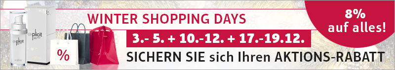Winter-Shopping-Days 2020 bei KOSMETIK DER ZUKUNFT . Hannelore Endres & Antonia Kahle